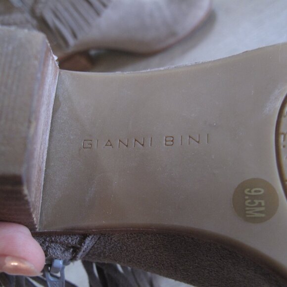 GIANNI BINI Fay Fringe Ankle Booties - Picture 9 of 13